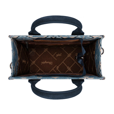 Montana West - Aztec Pattern Dual Sided Print Tote/Crossbody