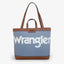 Montana West - Canvas Top Handle Tote (Blue)