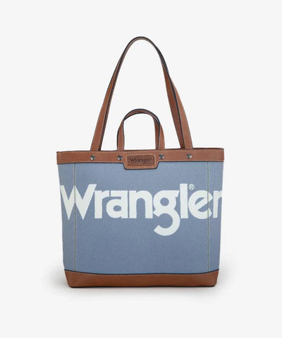Montana West - Canvas Top Handle Tote (Blue)