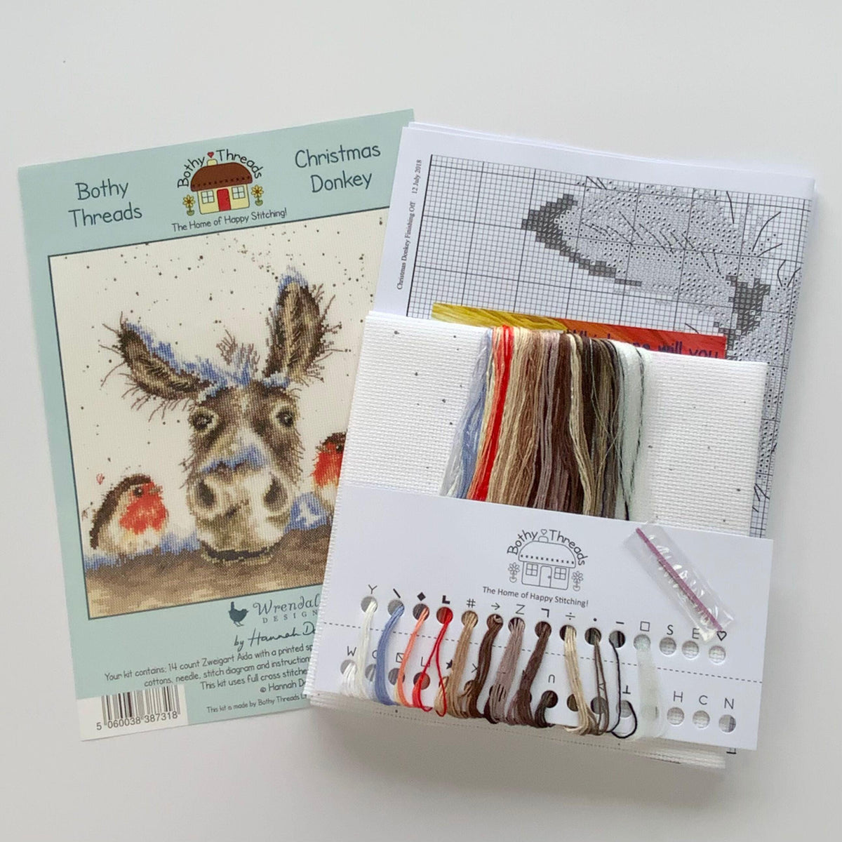 Christmas Donkey Counted Cross Stitch Kit by Bothy Threads XHD39