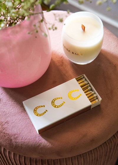 White Oversized Horseshoe Matches: White