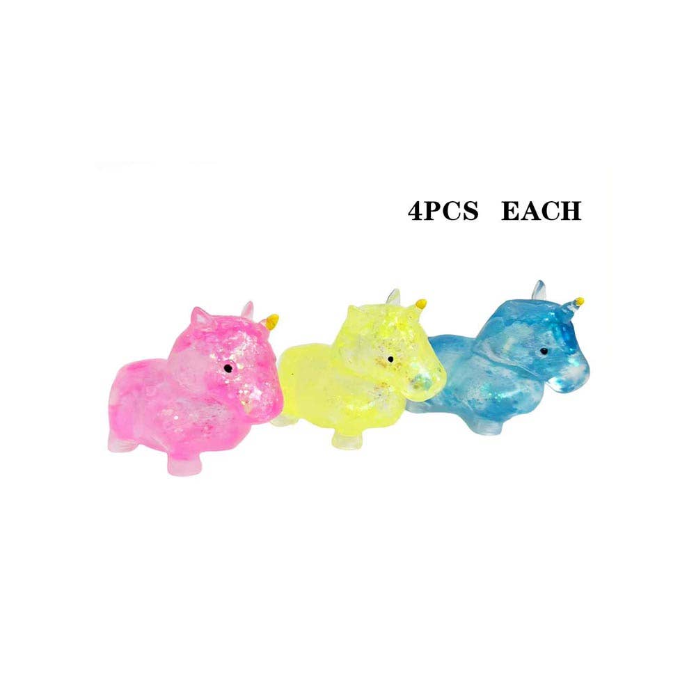 Glitter Unicorn Squeeze Squishy Stress Relief Toy