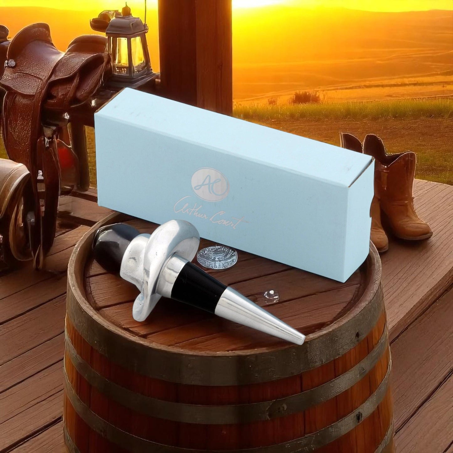 Cowboy Hat Bottle Stopper