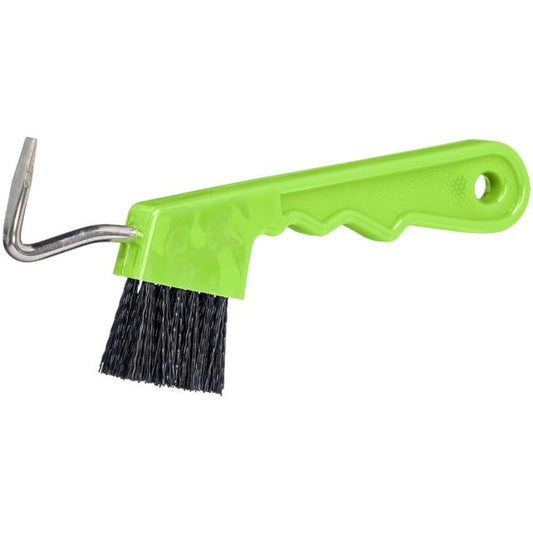 TOUGH1 EASY GRIP HOOF PICK/BRUSH COMBINATION