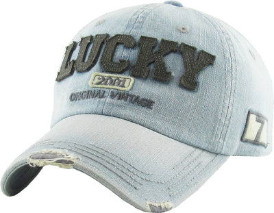 Lucky Vintage Ballcap | KBETHOS: Light Denim