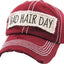 Bad Hair Day Washed Vintage Ball Cap (Purple)