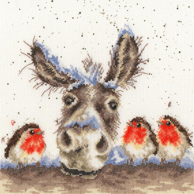 Christmas Donkey Counted Cross Stitch Kit by Bothy Threads XHD39