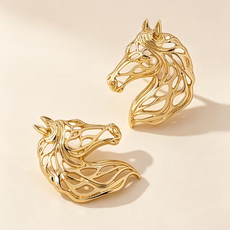 Large Horse Earrings