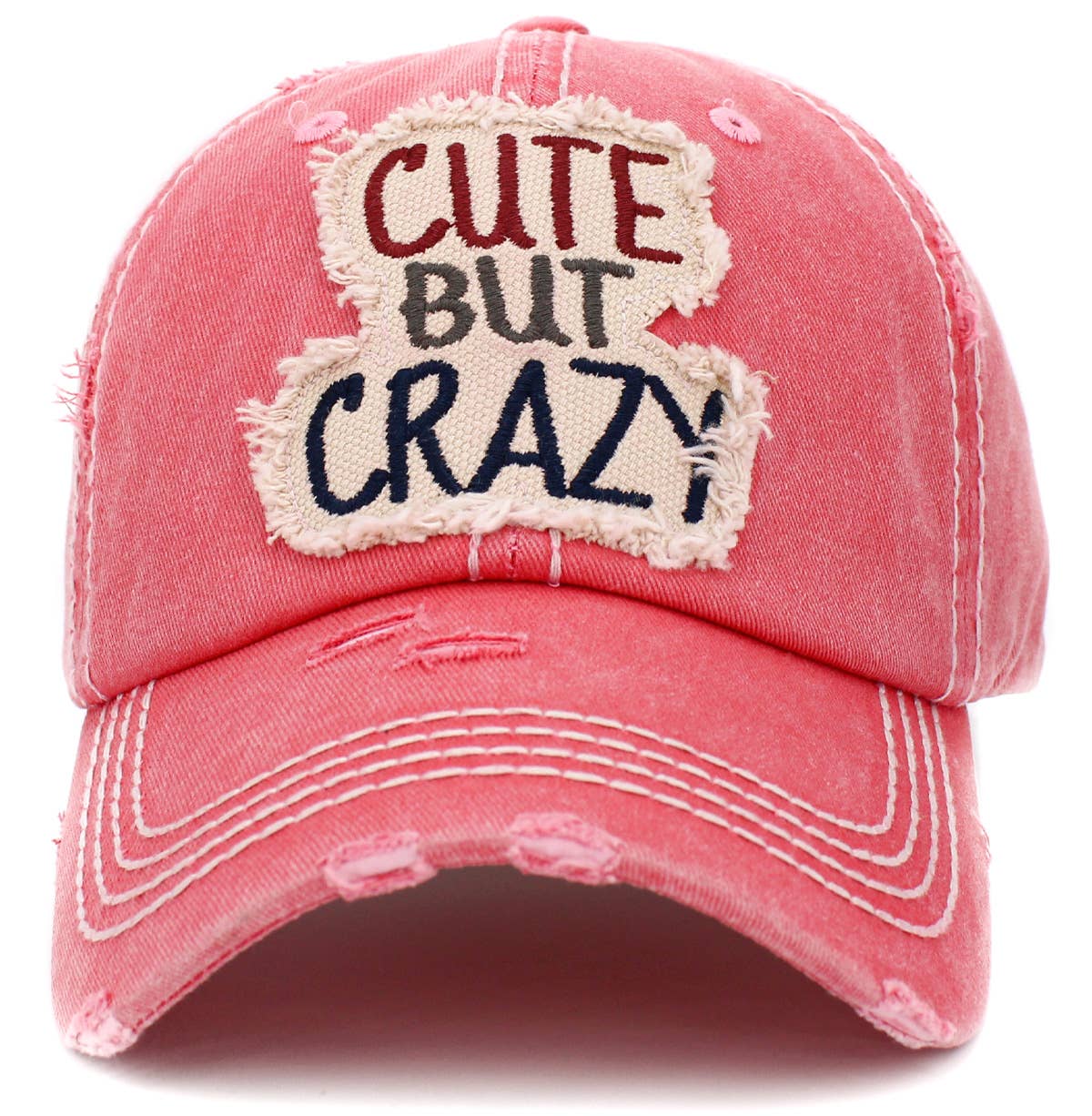 Cute But Crazy Vintage Ballcap: Turquoise
