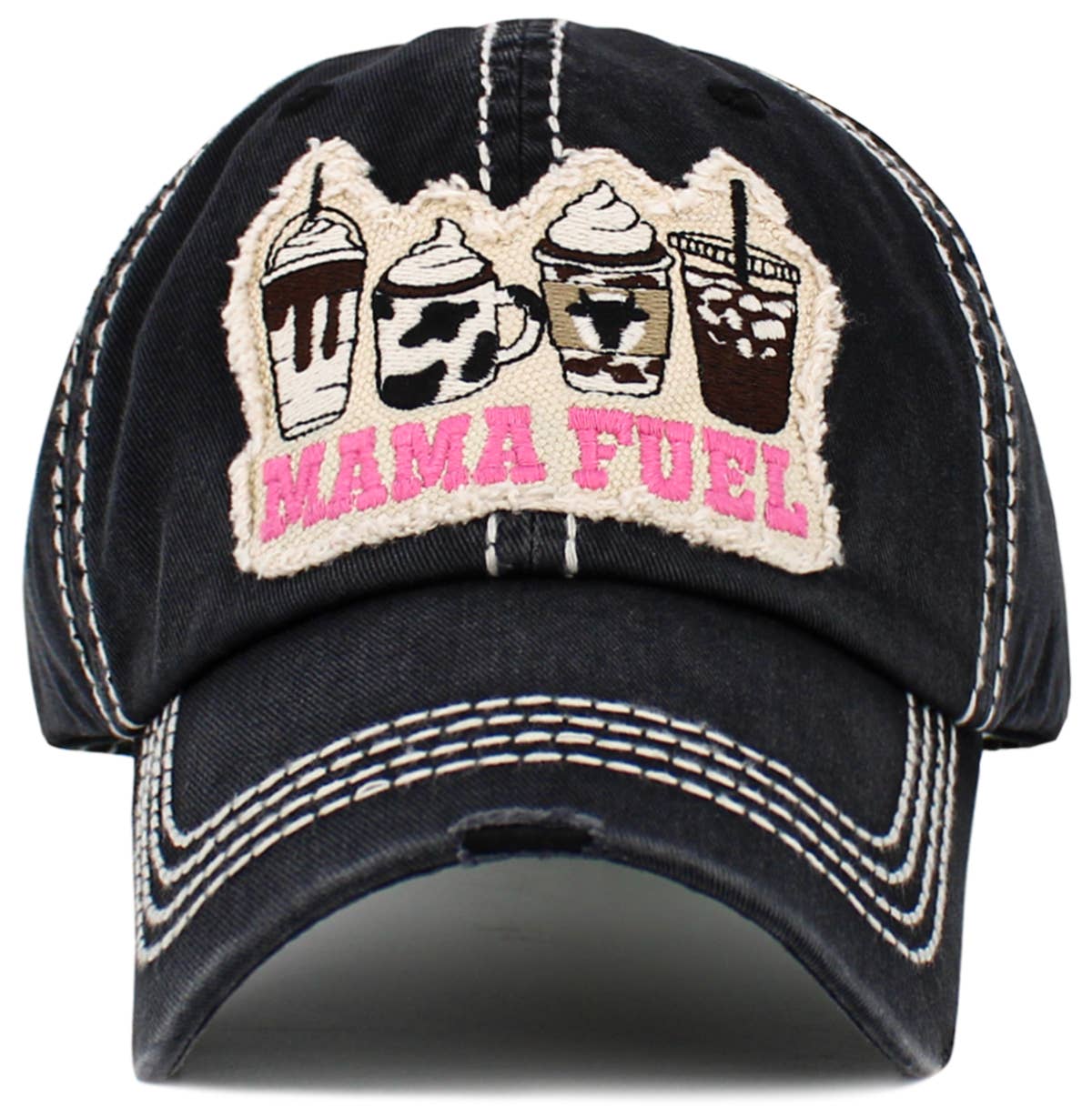 Mama Fuel Vintage Ballcap (Light Pink)
