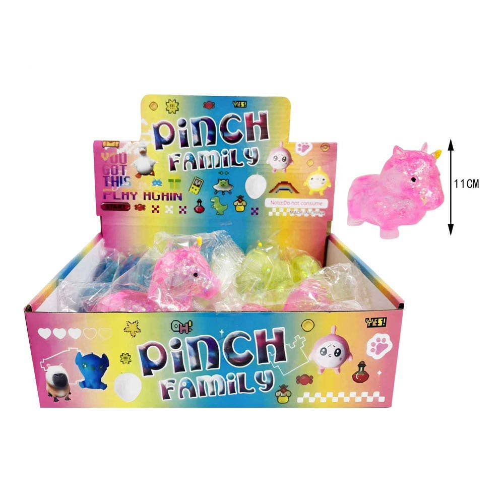 Glitter Unicorn Squeeze Squishy Stress Relief Toy
