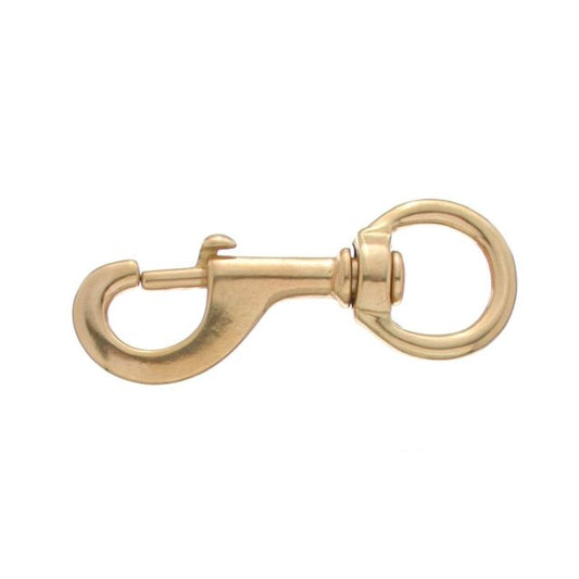 1 1/4" BRASS-PLATED BOLT SNAP