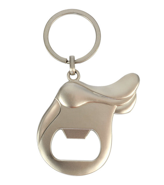 Saddle Bottle Opener Key Chain