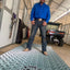 Portable Stall Mat Diamond Plate Design 5x10