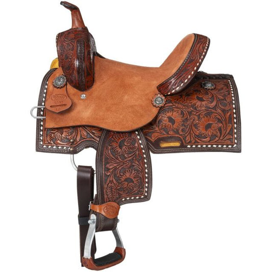 SILVER ROYAL YOUTH AUTRY BARREL SADDLE