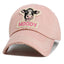 MOODY Message Cow Vintage Baseball Cap
: Rose
