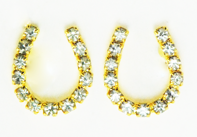 The Finishing Touch - Stud Horseshoe Earrings