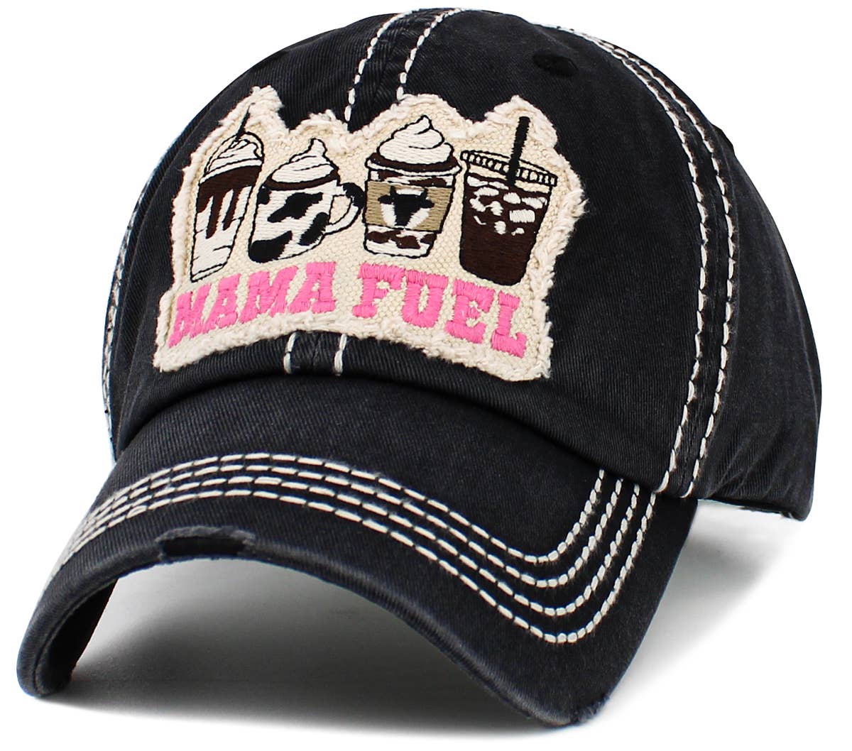 Mama Fuel Vintage Ballcap (Light Pink)