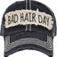 Bad Hair Day Washed Vintage Ball Cap (Purple)