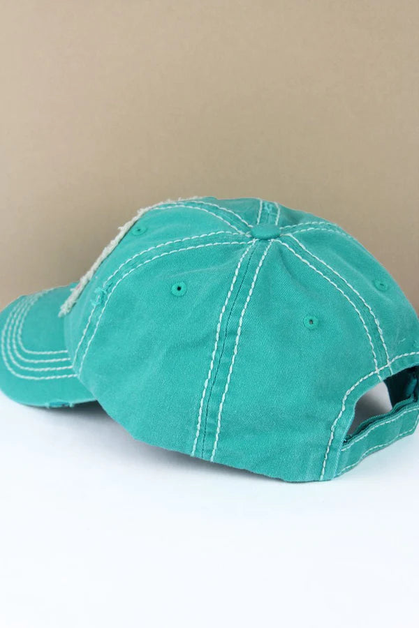 DISTRESSED  'RIDE IT LIKE YOU STOLE IT' CAP