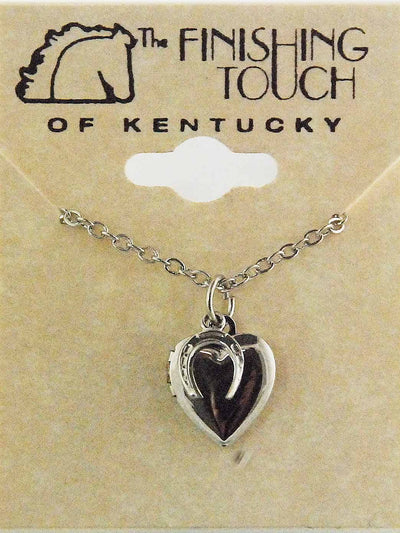 The Finishing Touch - Heart Shaped Locket With Charm