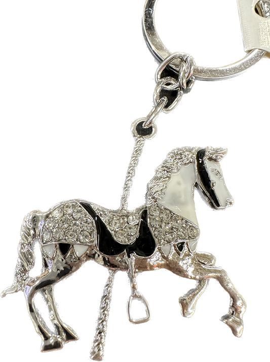 Sparkling Carousal  Unicorn Keychain