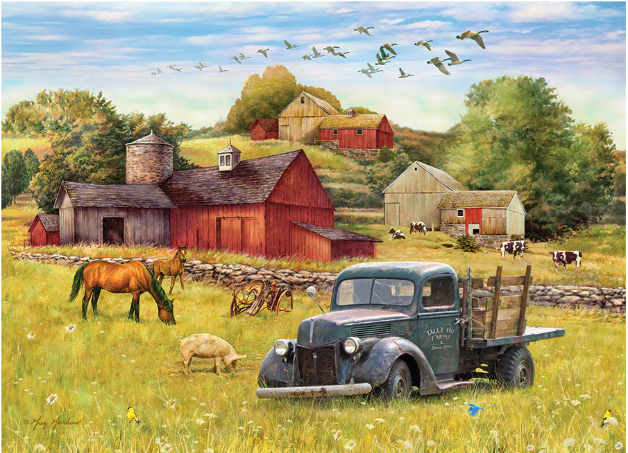 35 PIECE BARN AND FARM PUZZLES