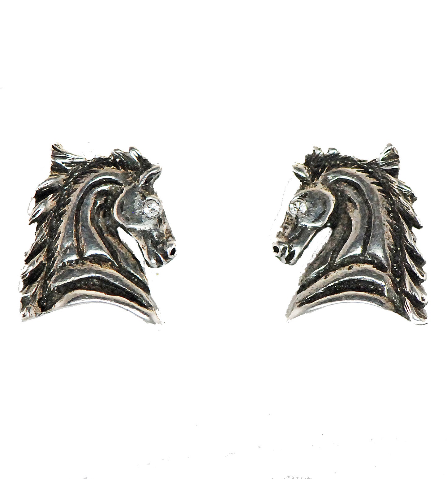 The Finishing Touch - Profile Horse Head Earrings HER1481