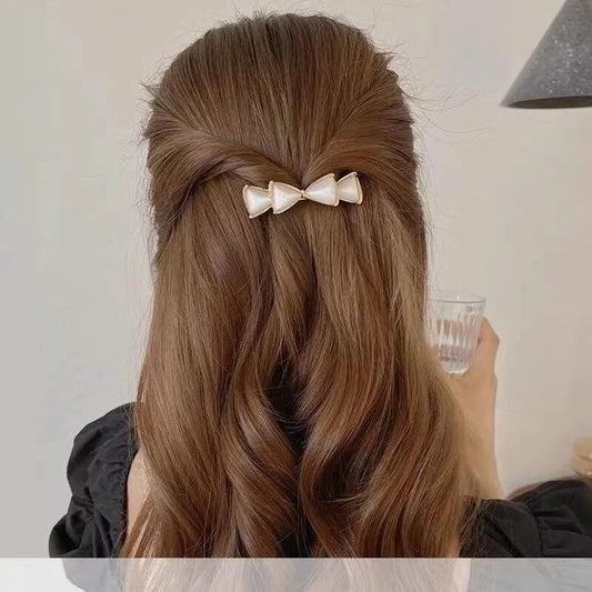 Elegant Barrettes Opal Alloy Hairpin Spring Clips