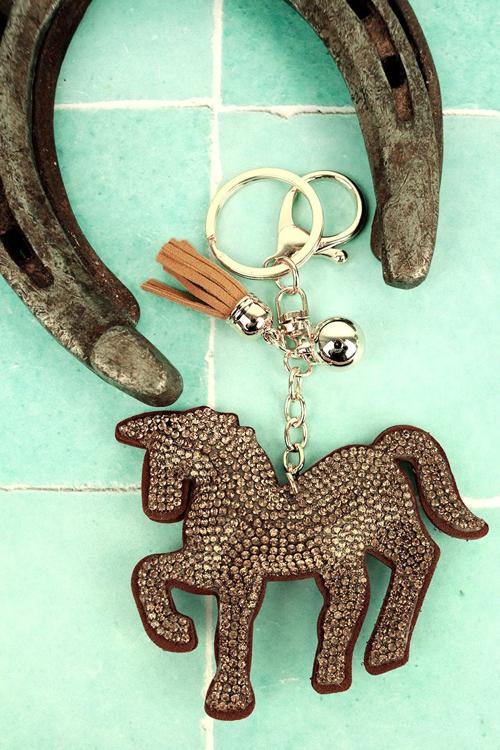Crystal Encrusted Keychain (Multiple Styles Available)