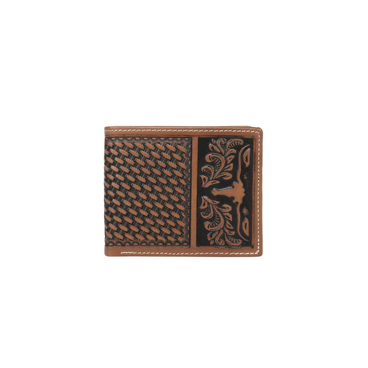 Genuine Tooled Leather Collection Men's Wallet