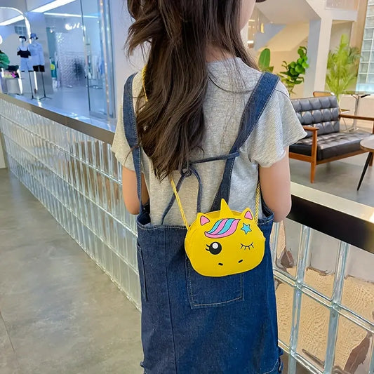 Cute Cartoon Crossbody Bag Small Round Shoulder