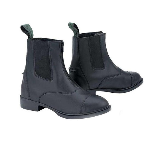 Lettia Ladies Zip Paddock Boots Black