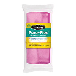 Manna Pro Corona Pure-Flex Wrap - 4" x 5', Pink