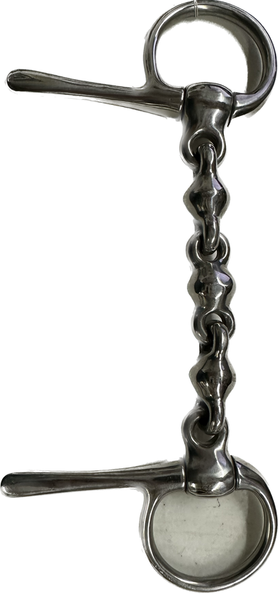 Half Cheek Corkscrew Jointed Snaffle Bit - USED