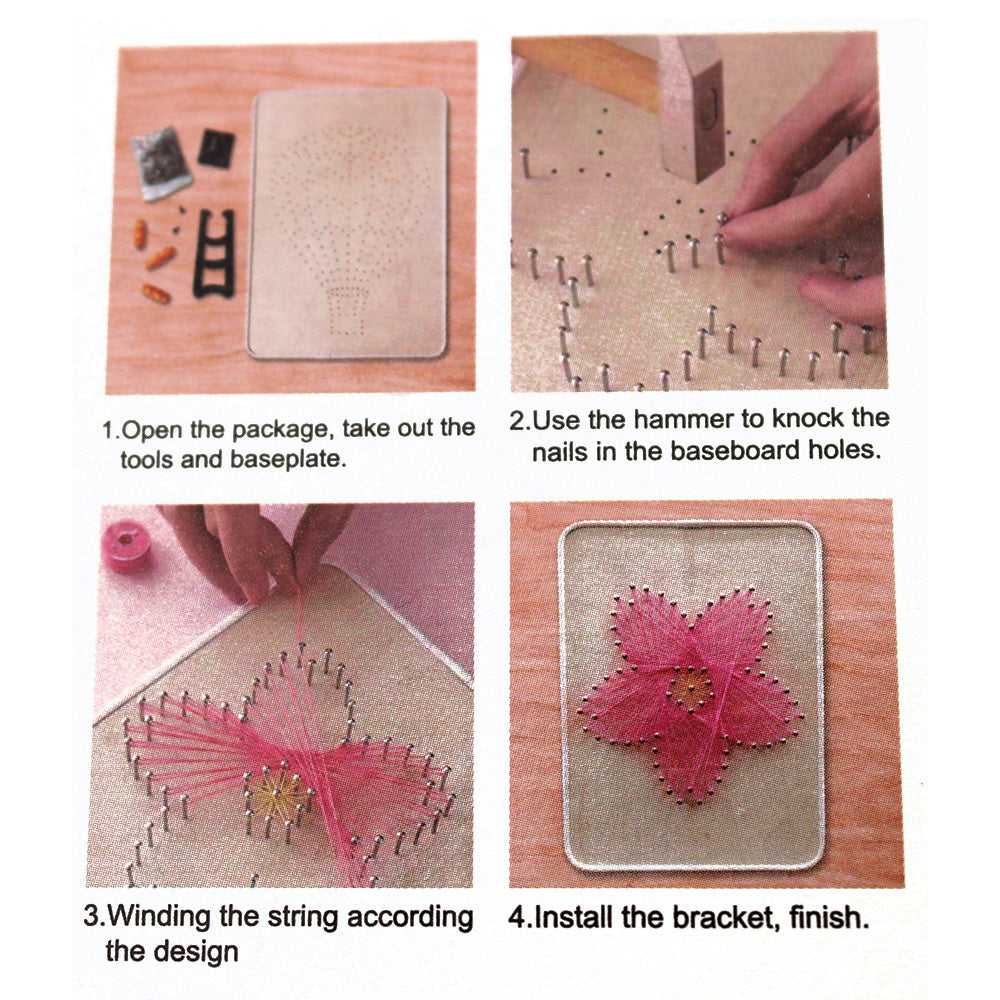 Horse String Art Kit by Wizardi F07-M12-5-DHACE28042
