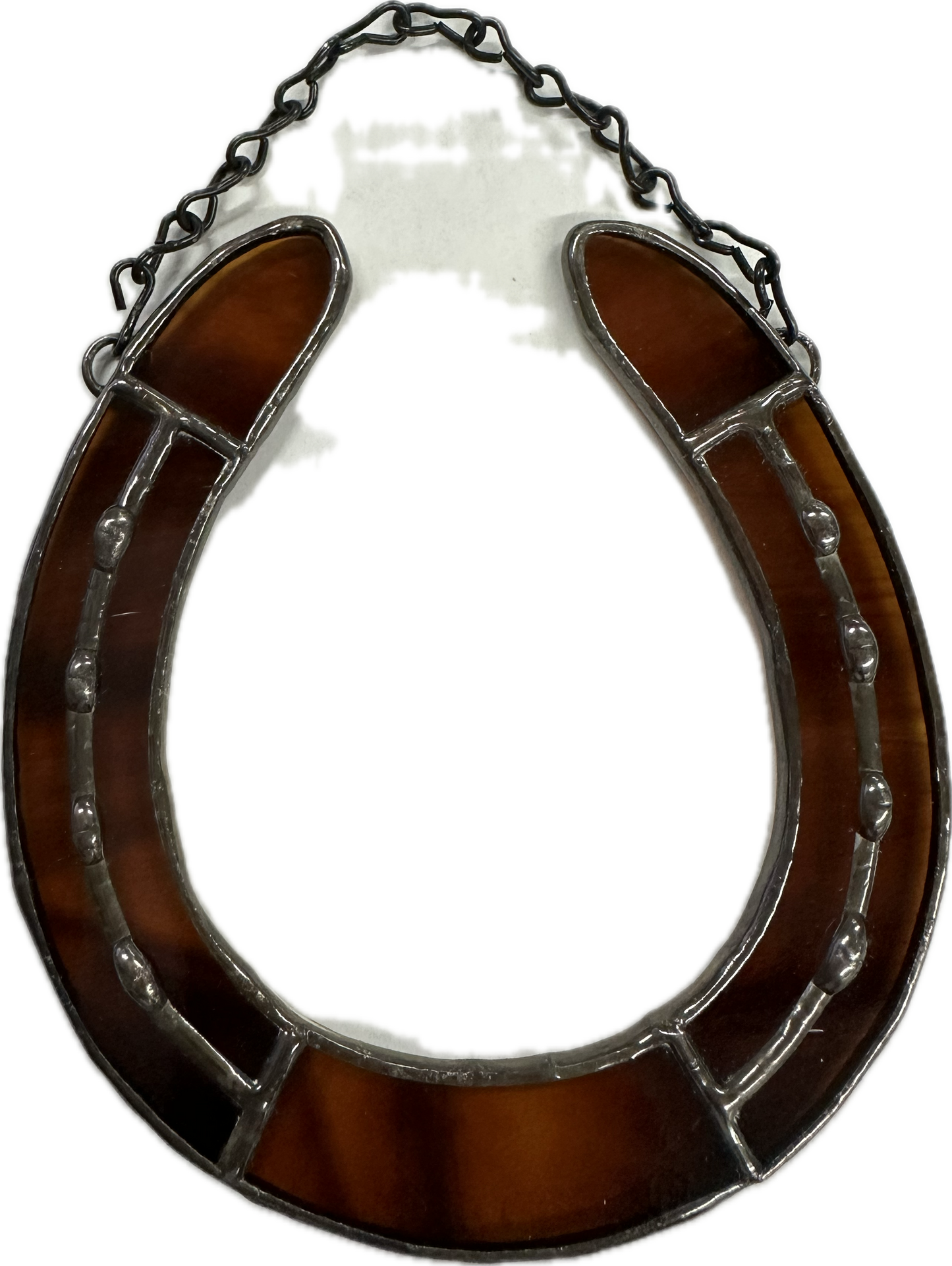 Handmade Stain Glass Horseshoe