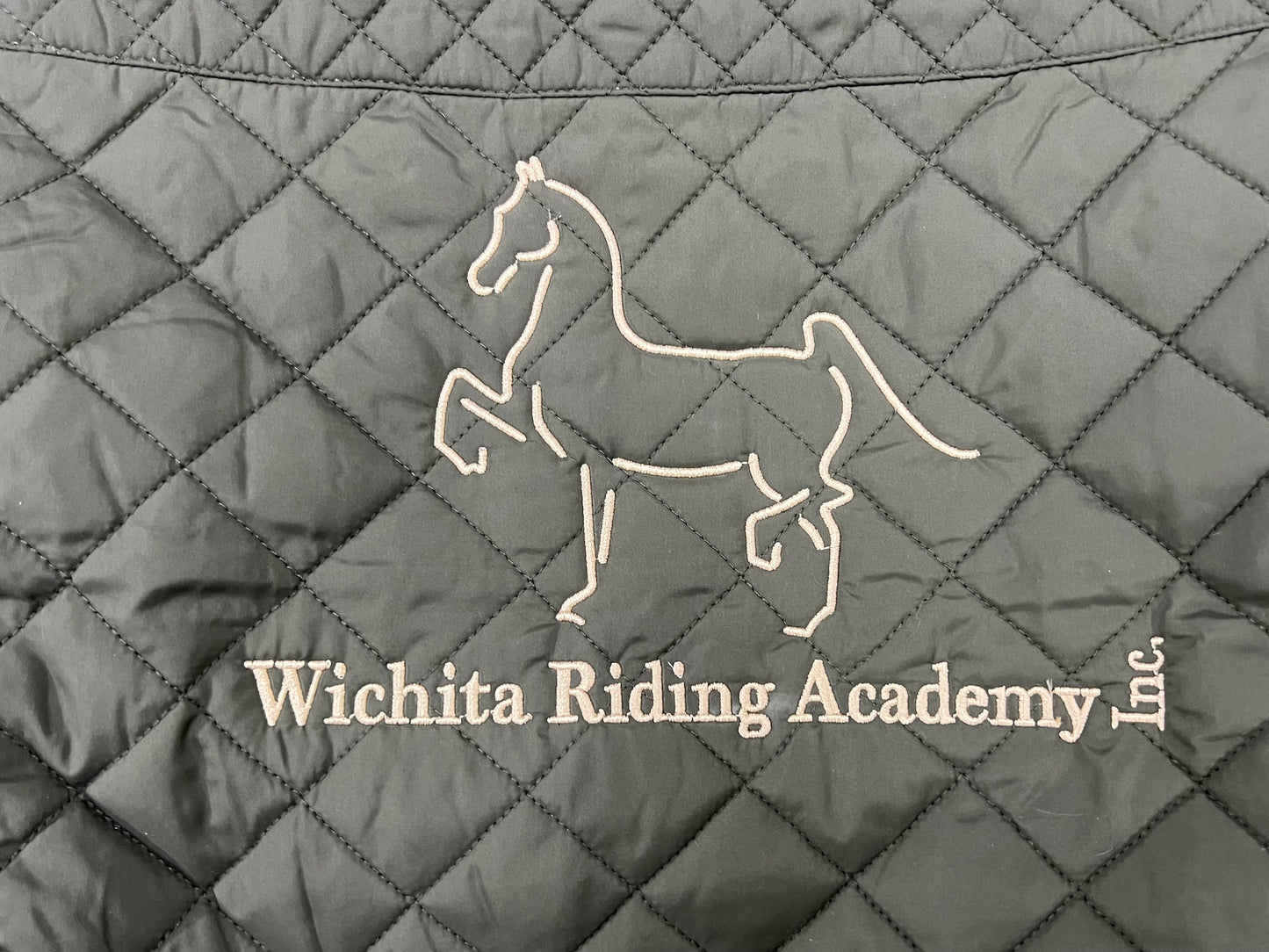 WIchita Riding Academy Sleevless Quilted Vest