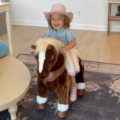 Model Y® Horse Ride-On Toy Age 3–4 – Brown