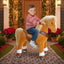Model Y® Light Brown Horse Rideable Toy for Age 4-7