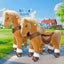 Model Y® Light Brown Horse Rideable Toy for Age 4-7