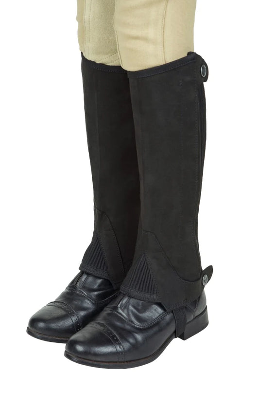 Tuffrider Children's Saratoga Synthetic Half Chaps