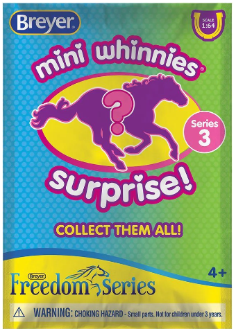 Breyer Mini Whinnies Horse Surprise | Series 3 | Individual Bag