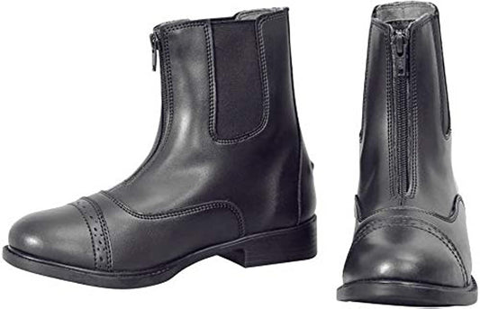 TUFFRIDER KID'S FRONT-ZIP PADDOCK BOOTS