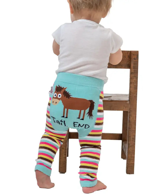 Lazy One Tail End Horse Infant Leggings