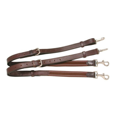 Tough 1 - Leather Side Reins with Elastic Ends