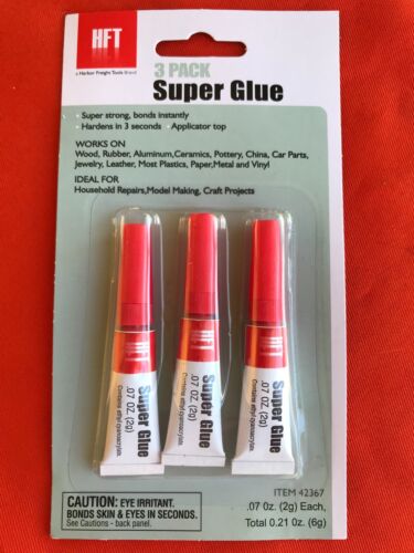 HFT 3pk Super Glue