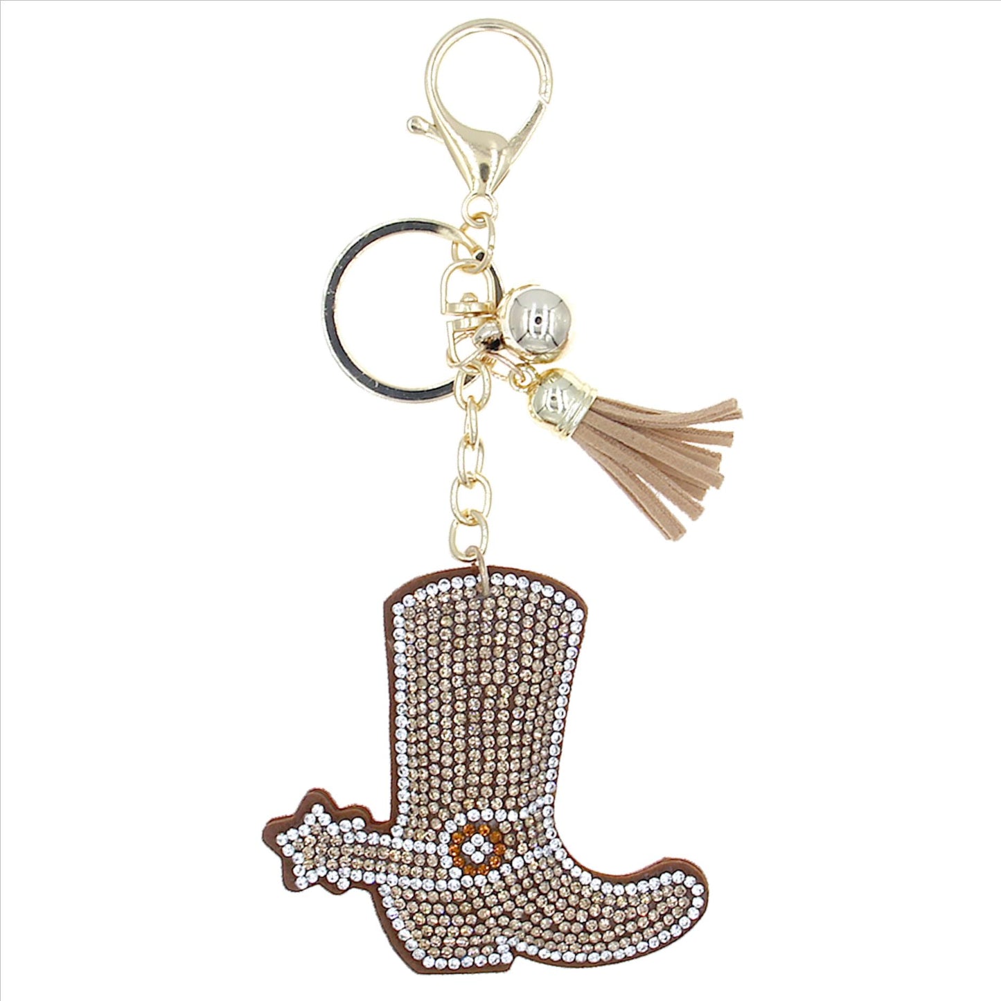 RHINESTONE KEY CHAIN