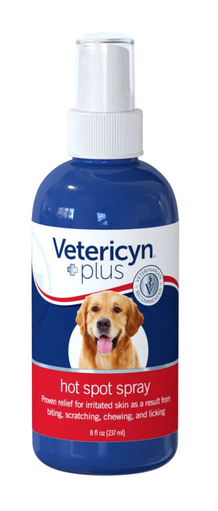 Vetericyn Plus Antimicrobial Hot Spot Spray 8oz