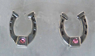 The Finishing Touch - Horseshoe Stone Earrings (2 Styles)